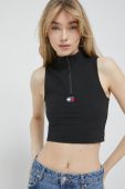 Топ Tommy Jeans жіночий колір чорний (3124557) Топ Tommy Jeans жіночий колір чорний (3124557)