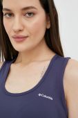 Спортивний топ Columbia Hike жіночий колір синій Спортивний топ Columbia Hike жіночий колір синій