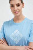 Футболка Columbia жіночий колір блакитний (3079204)