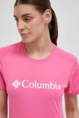 Спортивна футболка Columbia Zero Rules Graphic колір рожевий Спортивна футболка Columbia Zero Rules Graphic колір рожевий