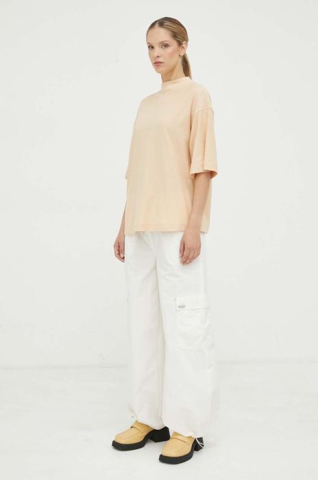 Бавовняна футболка G-Star Raw колір бежевий (3192090) Бавовняна футболка G-Star Raw колір бежевий (3192090)