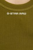 Бавовняний топ G-Star Raw x Sofi Tukker колір зелений Бавовняний топ G-Star Raw x Sofi Tukker колір зелений