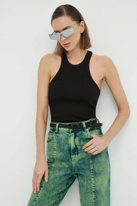 Бавовняний топ G-Star Raw x Sofi Tukker колір чорний Бавовняний топ G-Star Raw x Sofi Tukker колір чорний