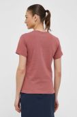Бавовняна футболка Jack Wolfskin 10 колір рожевий Бавовняна футболка Jack Wolfskin 10 колір рожевий