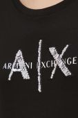 Бавовняна футболка Armani Exchange колір чорний (3075796)