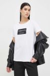 Бавовняна футболка Armani Exchange колір білий (3075814)