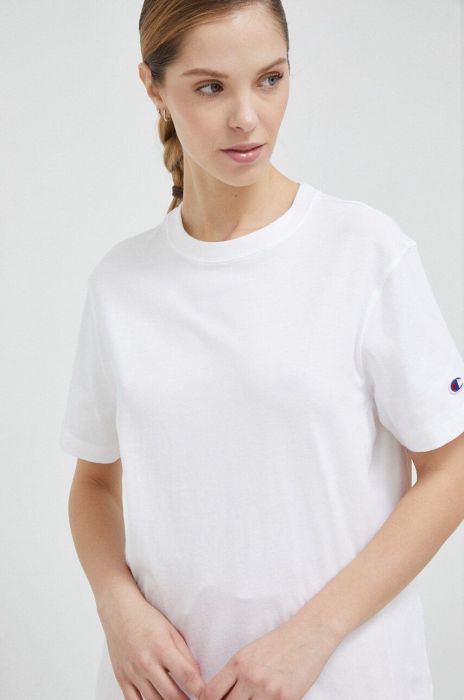 Бавовняна футболка Champion колір білий (3124571) Бавовняна футболка Champion колір білий (3124571)