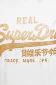 Бавовняна футболка Superdry колір білий (3023812) Бавовняна футболка Superdry колір білий (3023812)