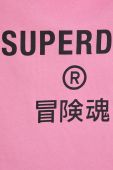 Бавовняна футболка Superdry колір рожевий (2989167) Бавовняна футболка Superdry колір рожевий (2989167)