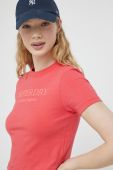 Футболка Superdry жіночий колір рожевий (3182281)