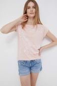 Футболка Lauren Ralph Lauren жіночий колір рожевий Футболка Lauren Ralph Lauren жіночий колір рожевий