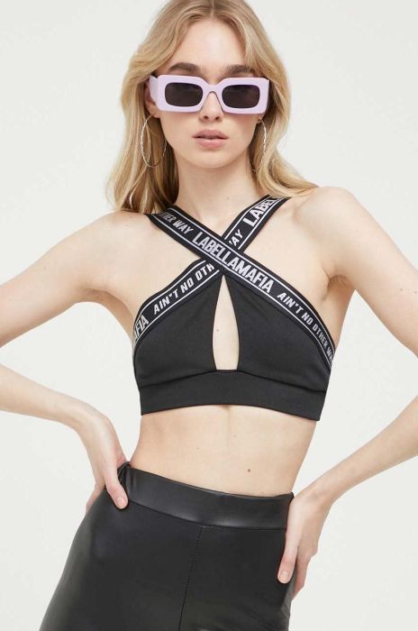 Топ LaBellaMafia жіночий колір чорний оголена спина (3251575) Топ LaBellaMafia жіночий колір чорний оголена спина (3251575)