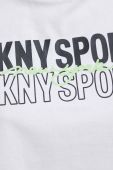 Бавовняна футболка Dkny колір білий (3289158) Бавовняна футболка Dkny колір білий (3289158)