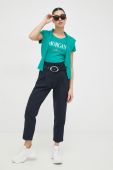 Футболка Morgan жіночий колір зелений (3062876) Футболка Morgan жіночий колір зелений (3062876)