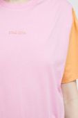 Бавовняна футболка Stine Goya колір рожевий