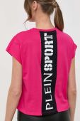Бавовняна футболка PLEIN SPORT колір рожевий (3222153) Бавовняна футболка PLEIN SPORT колір рожевий (3222153)