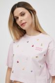 Бавовняна футболка Miss Sixty колір рожевий (3083631)