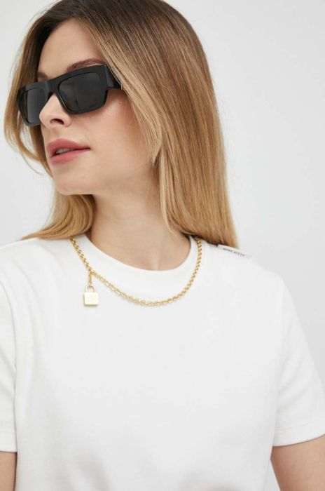 Бавовняна футболка Miss Sixty колір білий (3075879) Бавовняна футболка Miss Sixty колір білий (3075879)