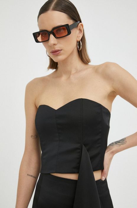 Топ Gestuz NiliaGZ жіночий колір чорний Топ Gestuz NiliaGZ жіночий колір чорний