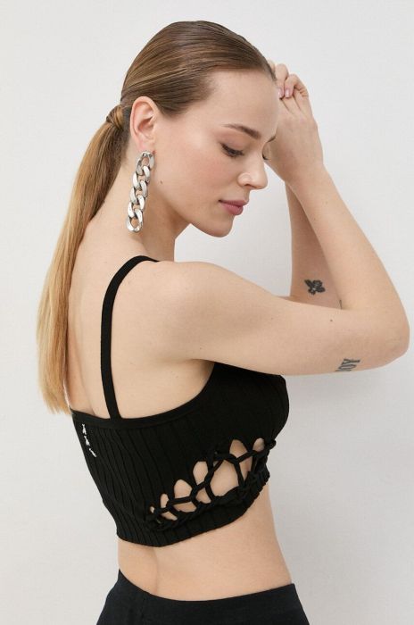 Топ Patrizia Pepe жіночий колір чорний (3107149) Топ Patrizia Pepe жіночий колір чорний (3107149)