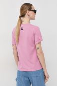 Бавовняна футболка Patrizia Pepe колір рожевий Бавовняна футболка Patrizia Pepe колір рожевий