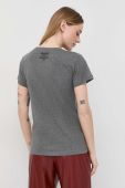 Бавовняна футболка Patrizia Pepe колір сірий (3107311) Бавовняна футболка Patrizia Pepe колір сірий (3107311)