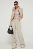 Топ Nicce жіночий колір бежевий