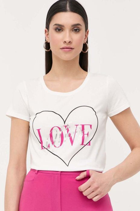 Футболка Morgan жіночий колір білий (3255094) Футболка Morgan жіночий колір білий (3255094)