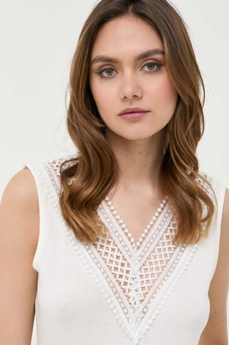 Топ Morgan жіночий колір білий (3286130) Топ Morgan жіночий колір білий (3286130)