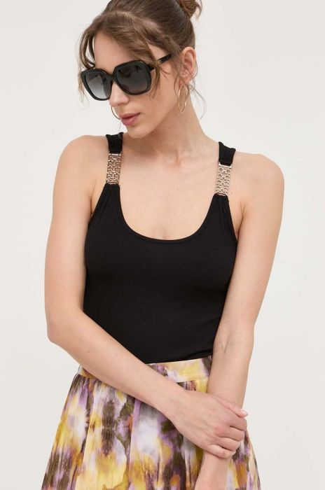 Топ Morgan жіночий колір чорний (3286142)