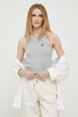 Топ Lyle & Scott жіночий колір сірий Топ Lyle & Scott жіночий колір сірий