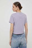 Бавовняна футболка Lyle & Scott колір фіолетовий Бавовняна футболка Lyle & Scott колір фіолетовий