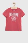 Дитяча футболка Tommy Hilfiger колір рожевий (2862892)
