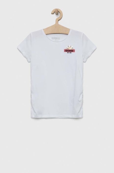Дитяча футболка Guess колір білий (2902721) Дитяча футболка Guess колір білий (2902721)