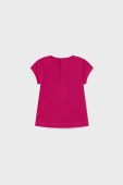Дитяча бавовняна футболка Mayoral колір рожевий (2932680)