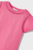 Дитяча бавовняна футболка Mayoral колір рожевий (2932511)