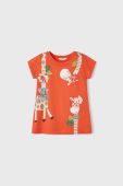 Дитяча бавовняна футболка Mayoral колір помаранчевий (2941173)