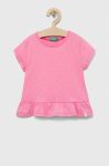 Дитяча футболка United Colors of Benetton колір фіолетовий (3171259)