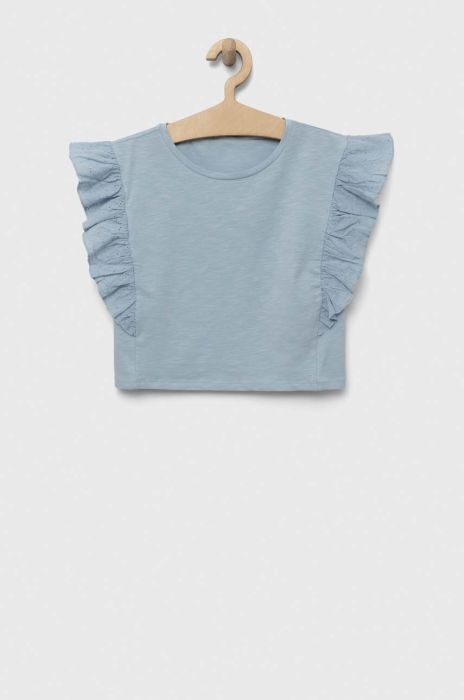 Дитяча футболка United Colors of Benetton колір блакитний