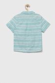 Дитяча бавовняна сорочка United Colors of Benetton колір бірюзовий Дитяча бавовняна сорочка United Colors of Benetton колір бірюзовий