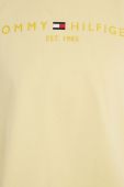 Дитячий бавовняний топ Tommy Hilfiger колір жовтий