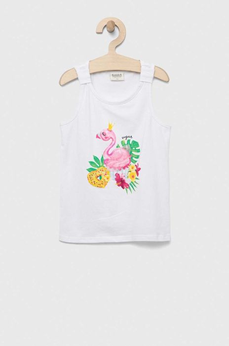 Дитячий топ Birba&Trybeyond колір білий (3210488)