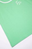 Дитячий бавовняний топ Coccodrillo колір зелений