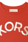 Дитяча бавовняна футболка Michael Kors колір червоний (3054176)