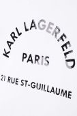 Дитяча бавовняна футболка Karl Lagerfeld колір білий (3072371)
