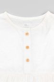 Дитяча бавовняна футболка zippy колір білий (3124619)