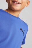 Дитяча футболка Puma ACTIVE Small Logo Tee B колір фіолетовий з принтом Дитяча футболка Puma ACTIVE Small Logo Tee B колір фіолетовий з принтом