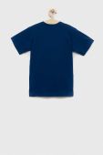 Дитяча бавовняна футболка United Colors of Benetton колір синій з принтом (3286423) Дитяча бавовняна футболка United Colors of Benetton колір синій з принтом (3286423)