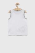 Дитячий бавовняний топ United Colors of Benetton колір білий з принтом (3280224) Дитячий бавовняний топ United Colors of Benetton колір білий з принтом (3280224)