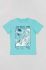 Дитяча бавовняна футболка zippy з принтом колір блакитний (3160434)